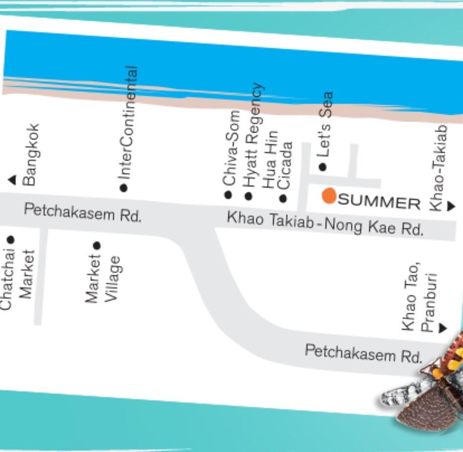 Summer Huahin712,Side Sea View,Near Beach&Cicada,Beautiful Swimming Pool ภายนอก รูปภาพ